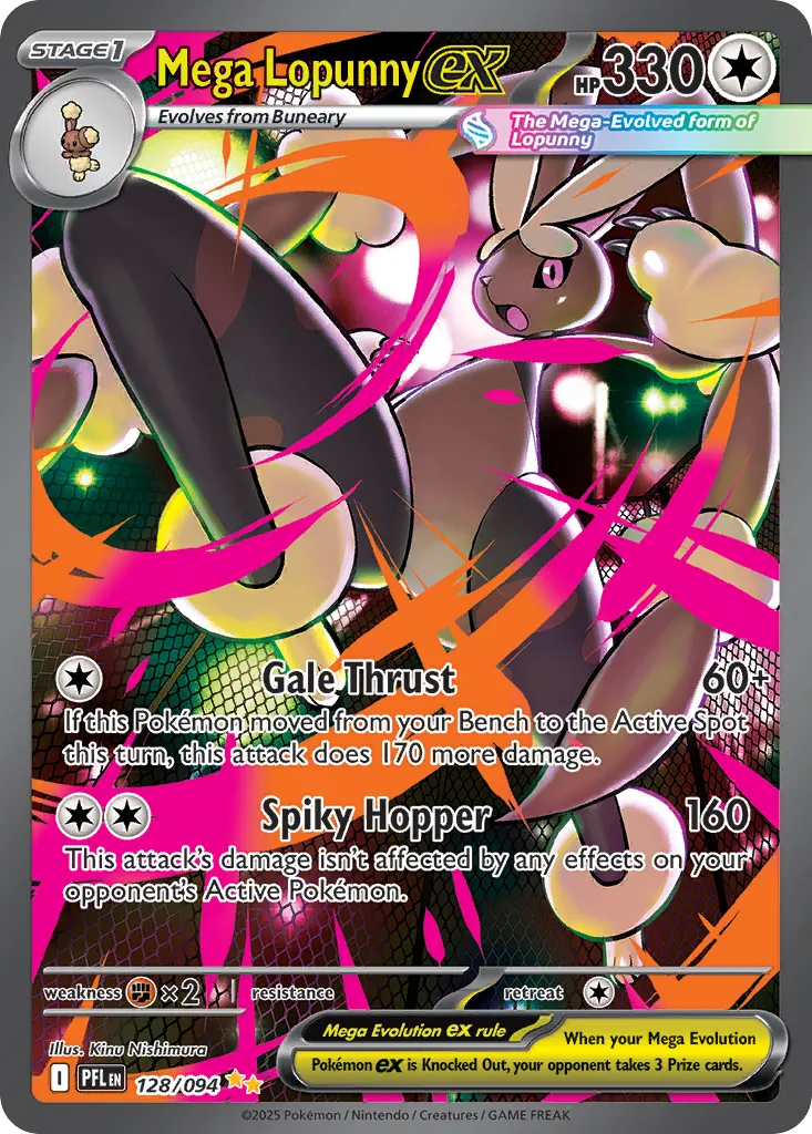 Mega Lopunny ex - Phantasmal Flames