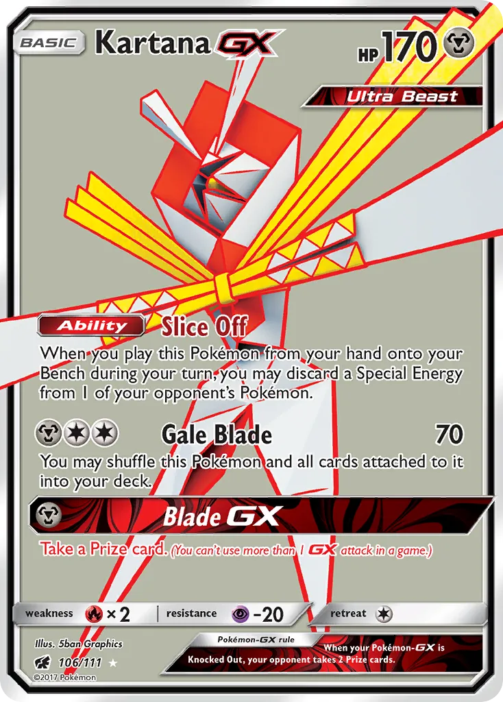 Kartana-GX - Crimson Invasion
