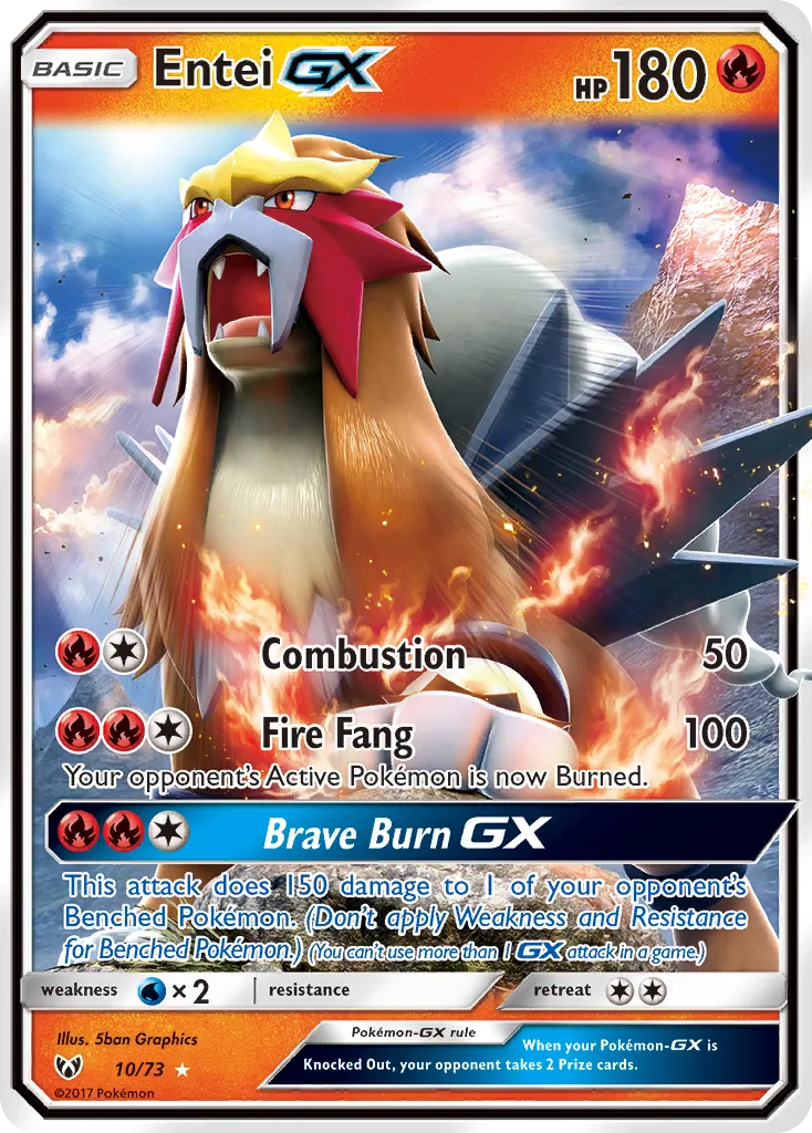 Entei-GX - Shining Legends