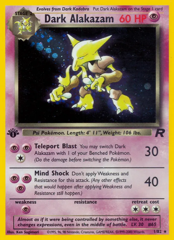 Dark Alakazam - Team Rocket