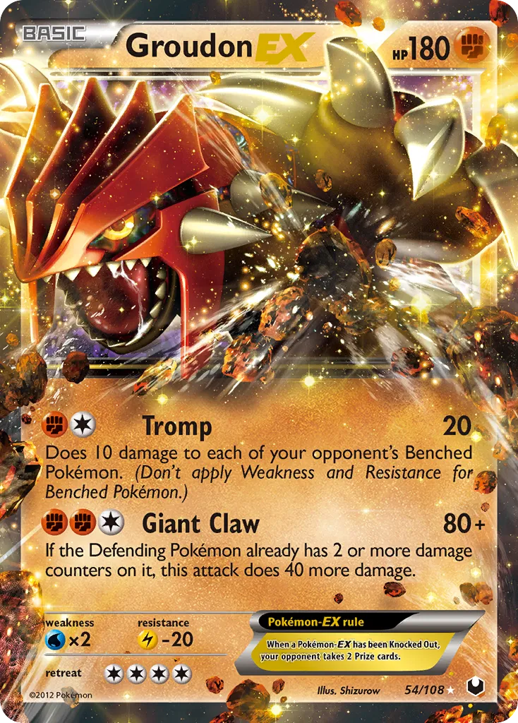 Groudon-EX - Dark Explorers