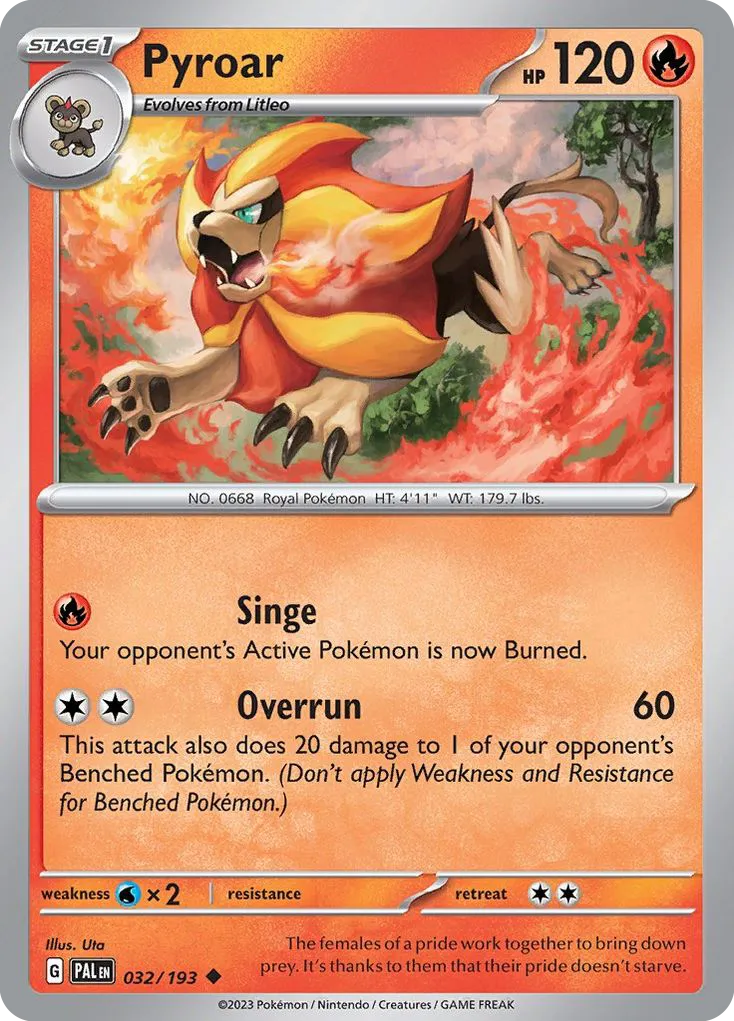 Pyroar - Paldea Evolved