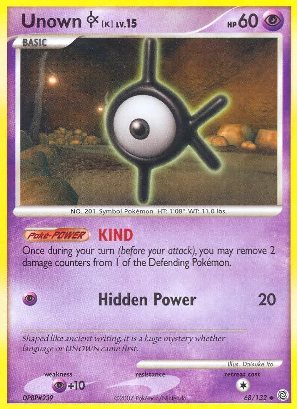 Unown [K] - Secret Wonders