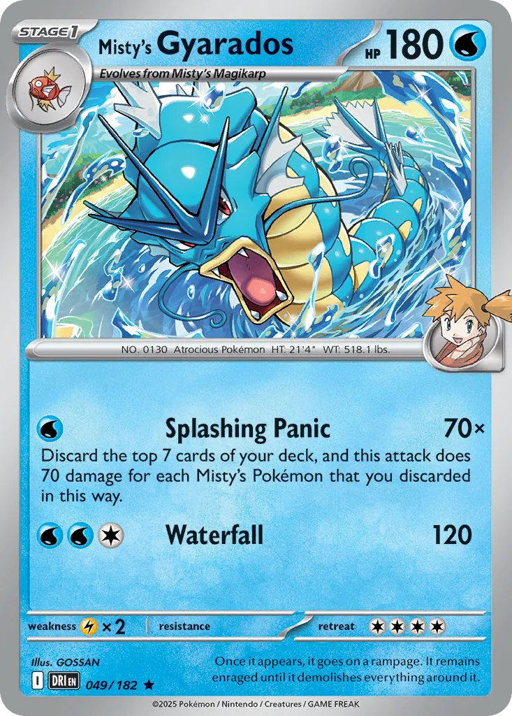Misty's Gyarados - Destined Rivals