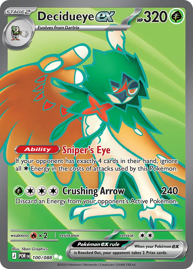 Decidueye ex - Perfect Order