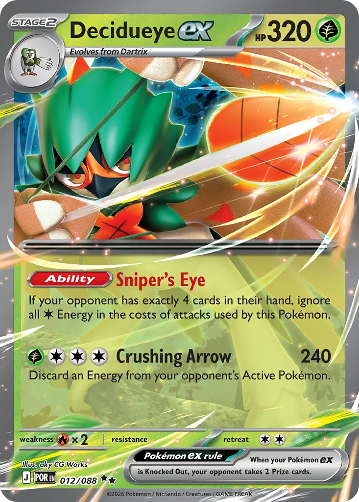 Decidueye ex - Perfect Order