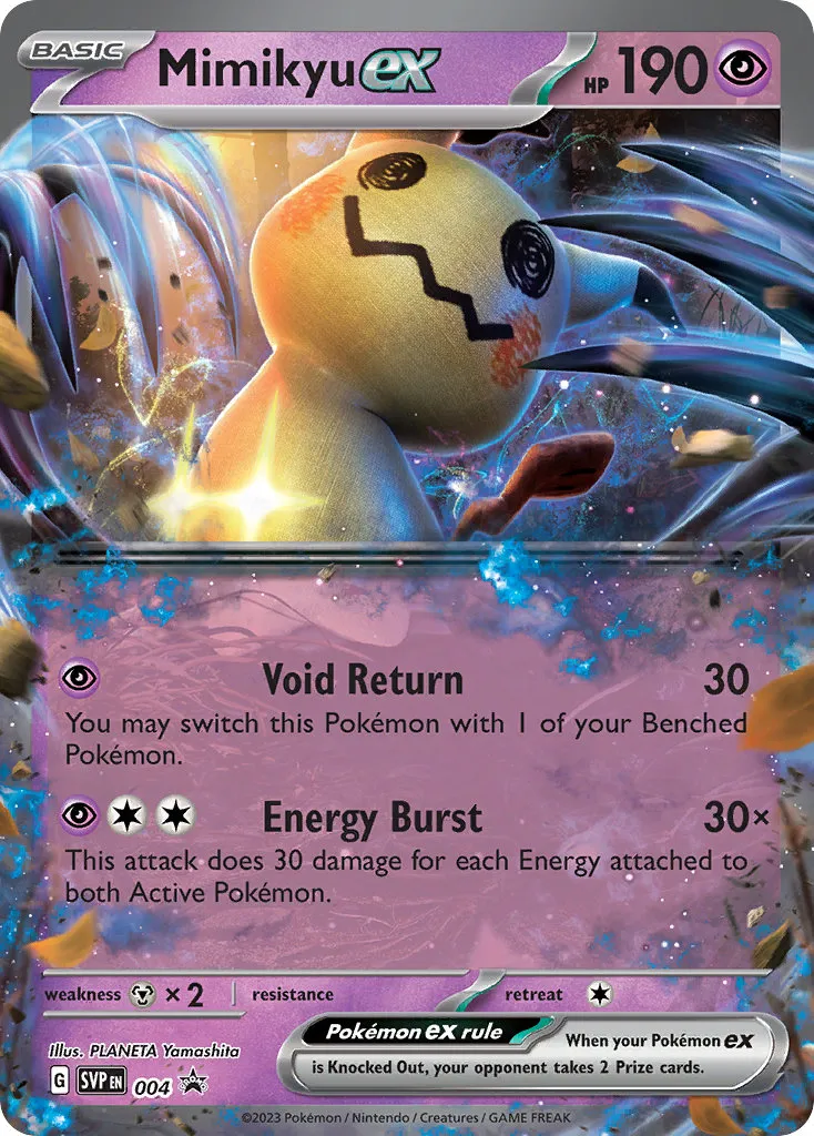 mimikyu ex - Scarlet & Violet Black Star Promos