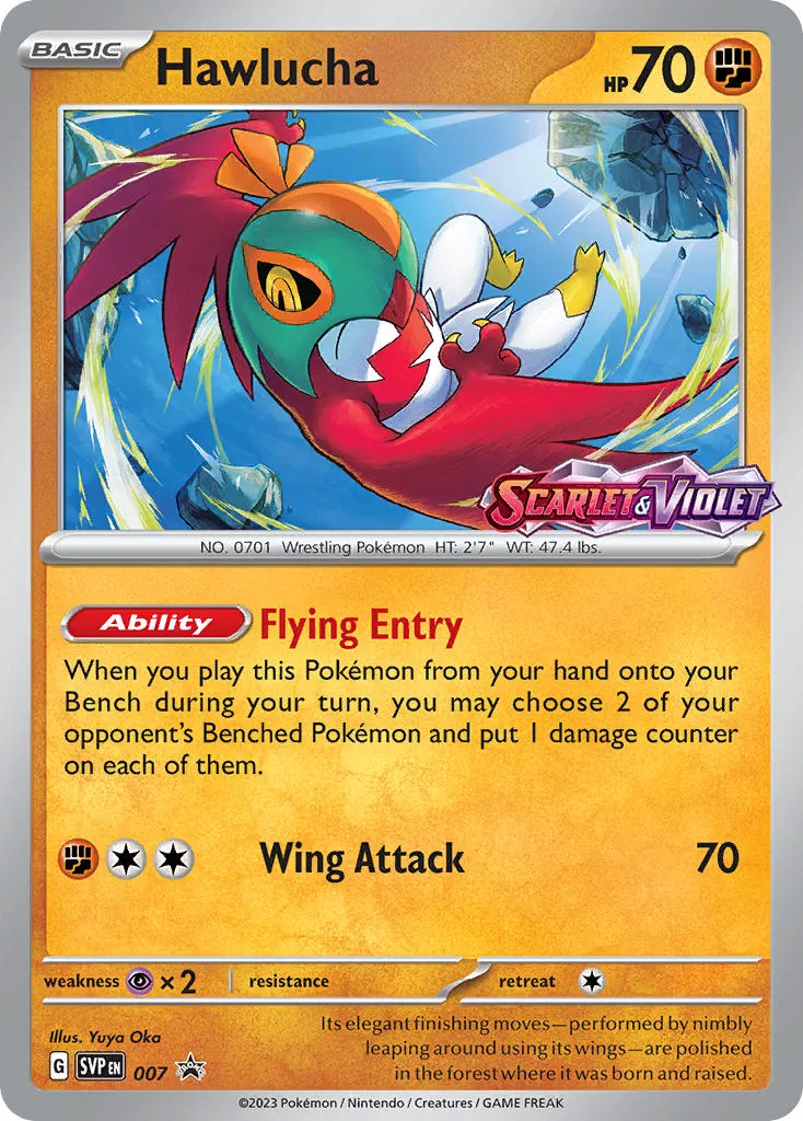 hawlucha - Scarlet & Violet Black Star Promos