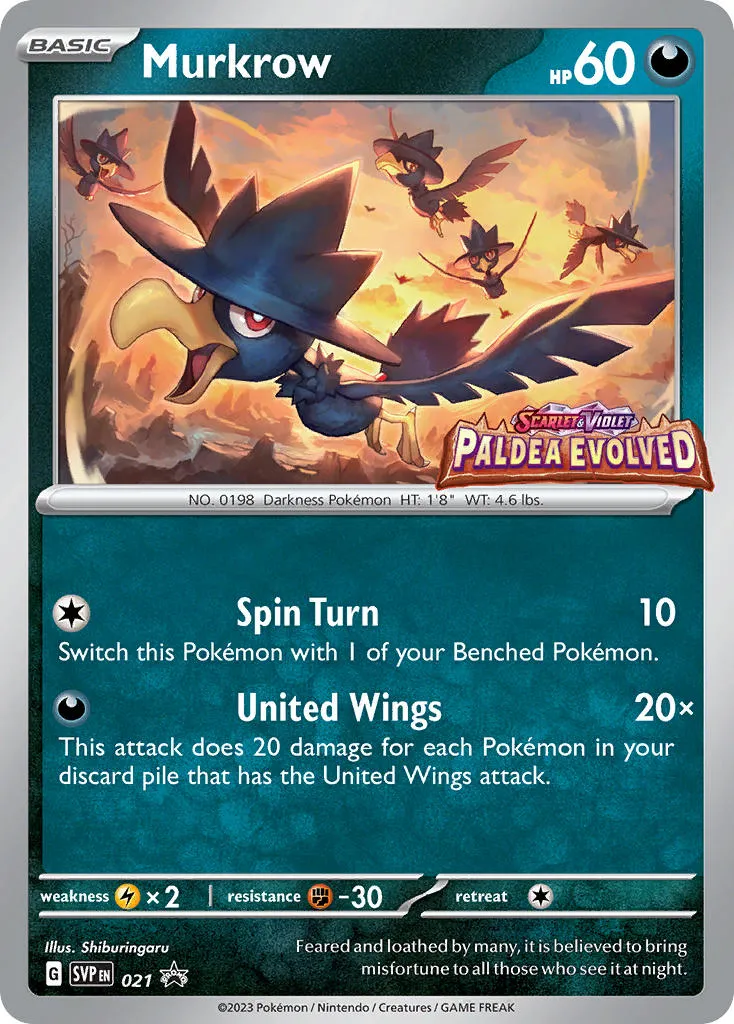 murkrow - Scarlet & Violet Black Star Promos