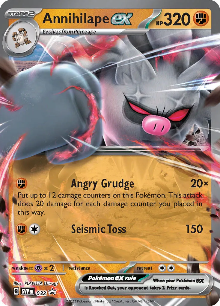 annihilape ex - Scarlet & Violet Black Star Promos
