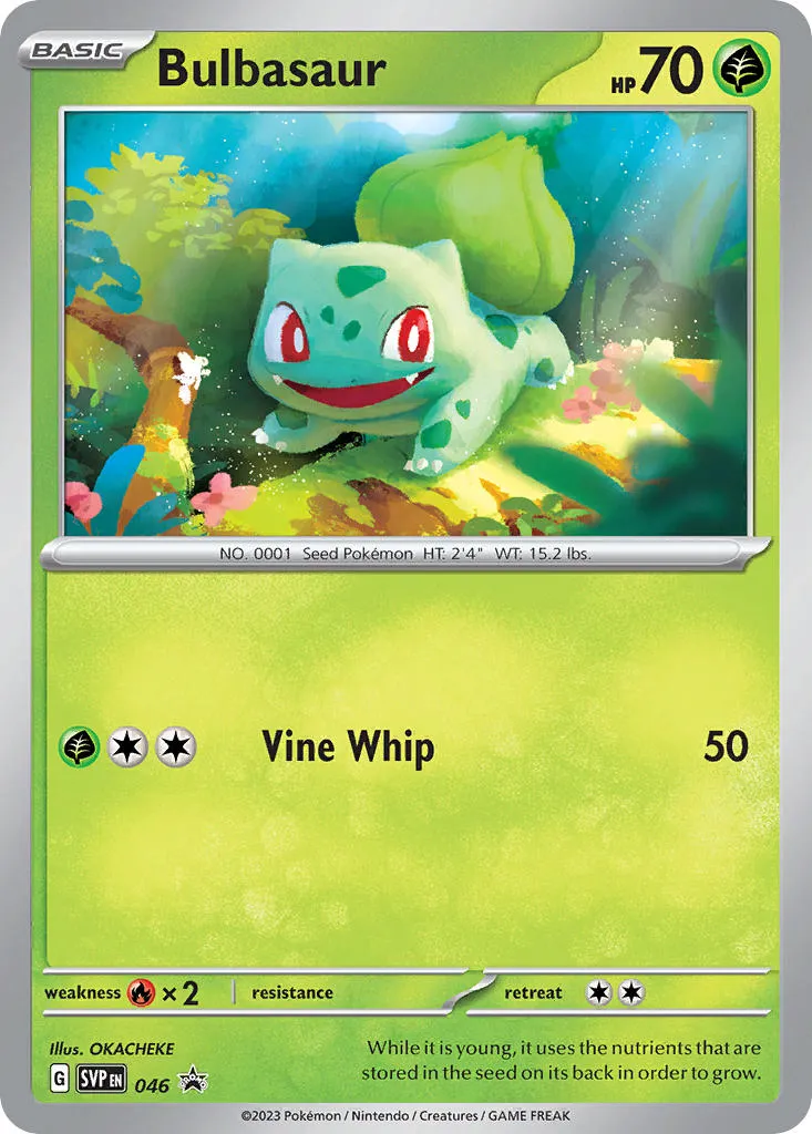 bulbasaur - Scarlet & Violet Black Star Promos