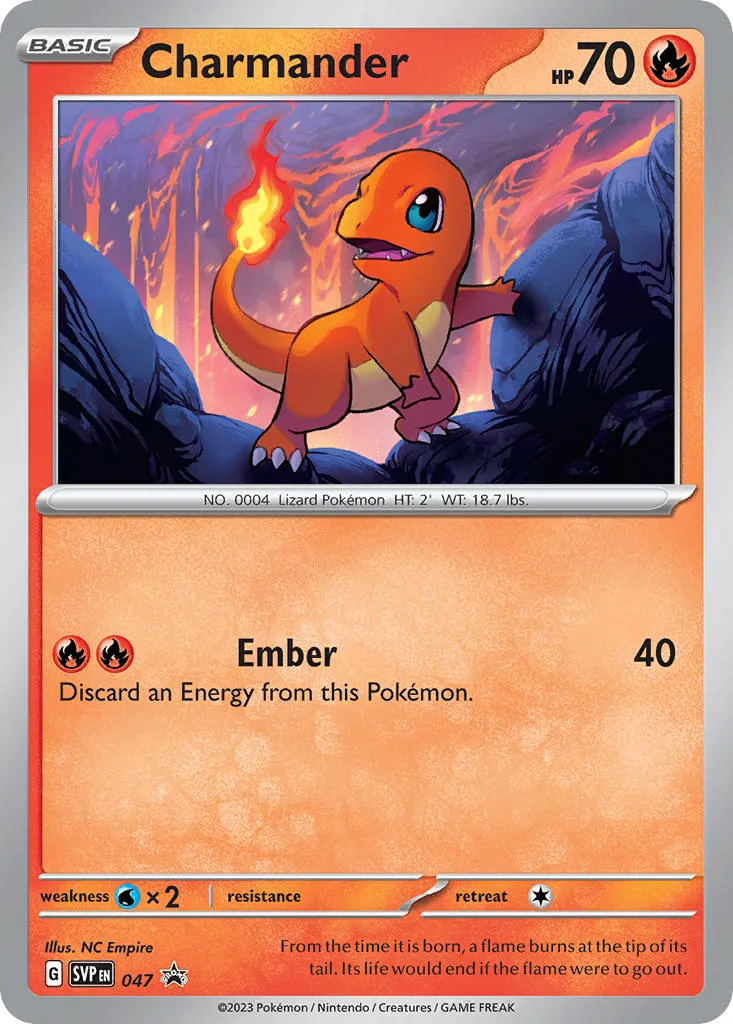 charmander - Scarlet & Violet Black Star Promos