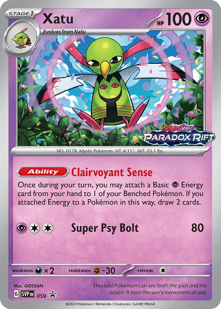 xatu - Scarlet & Violet Black Star Promos