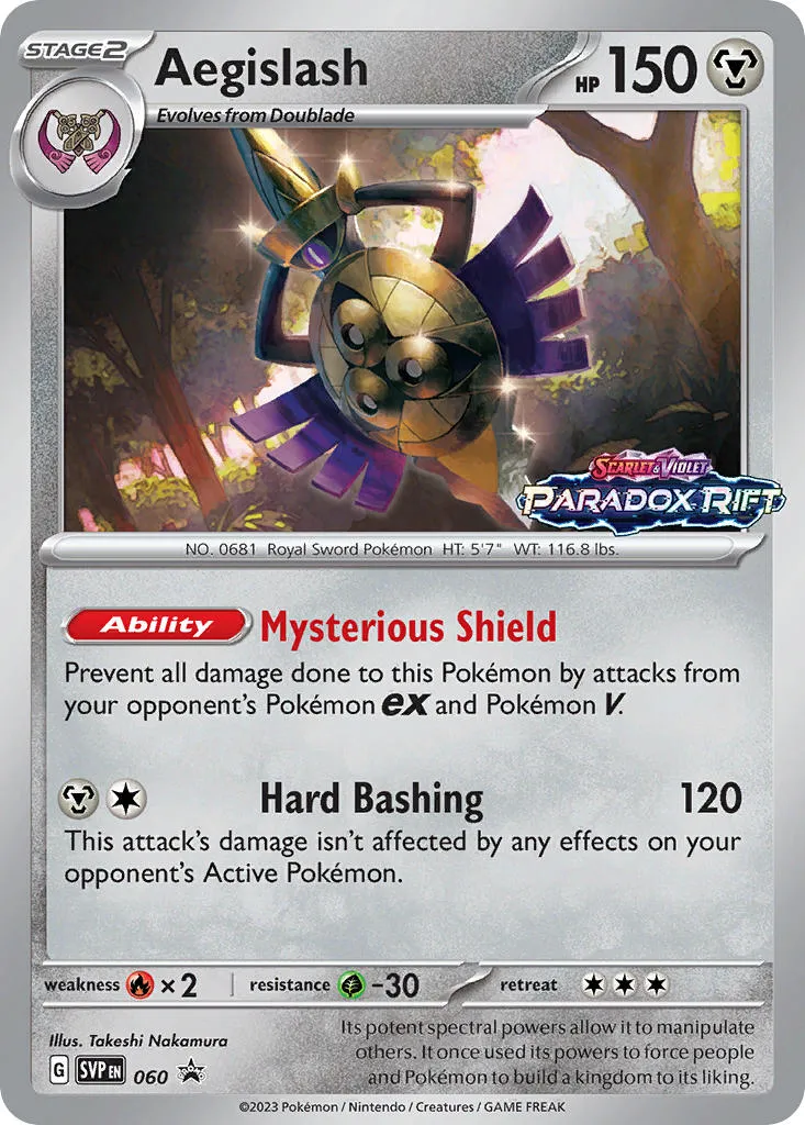 aegislash - Scarlet & Violet Black Star Promos