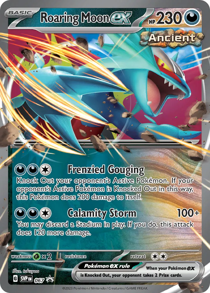 roaring moon ex - Scarlet & Violet Black Star Promos