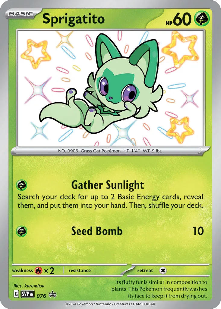 sprigatito - Scarlet & Violet Black Star Promos