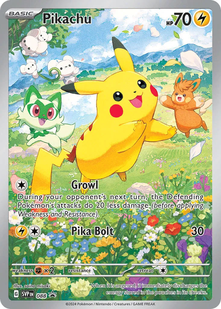 pikachu - Scarlet & Violet Black Star Promos