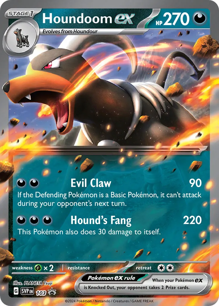 houndoom ex - Scarlet & Violet Black Star Promos