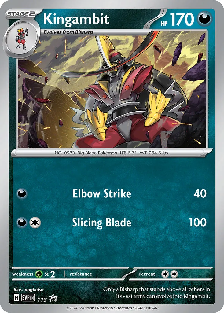 kingambit - Scarlet & Violet Black Star Promos