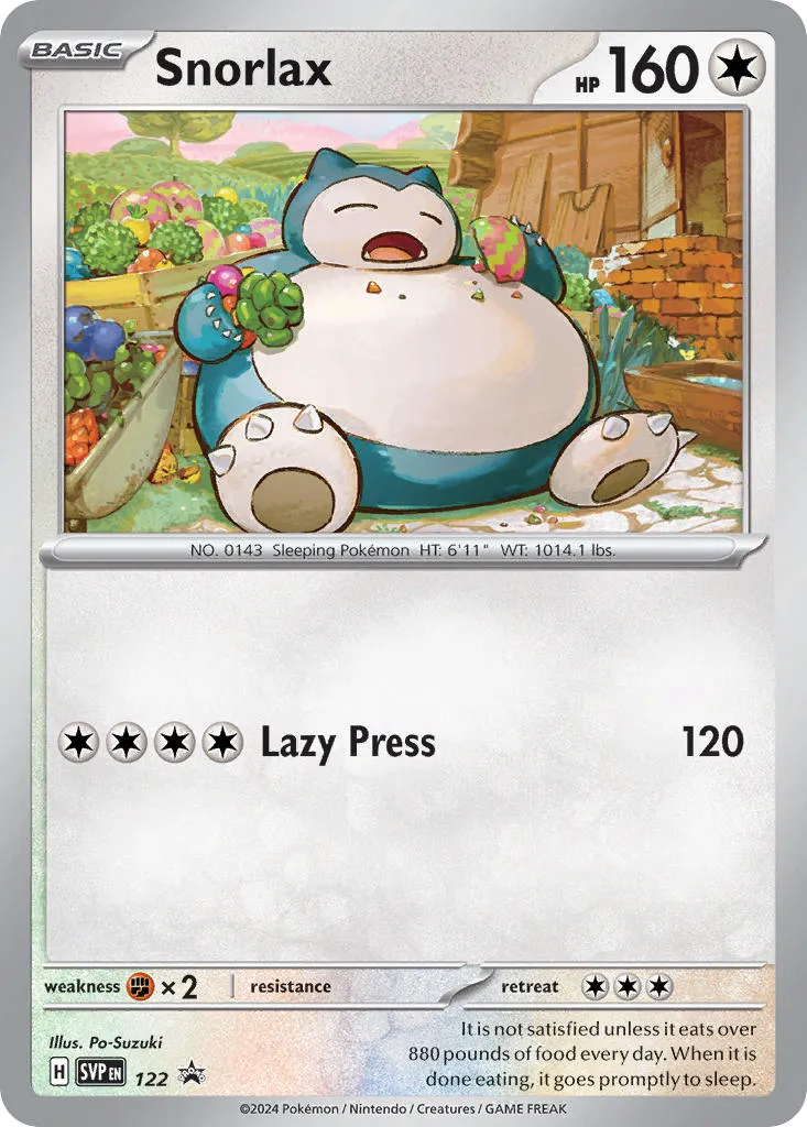 snorlax - Scarlet & Violet Black Star Promos