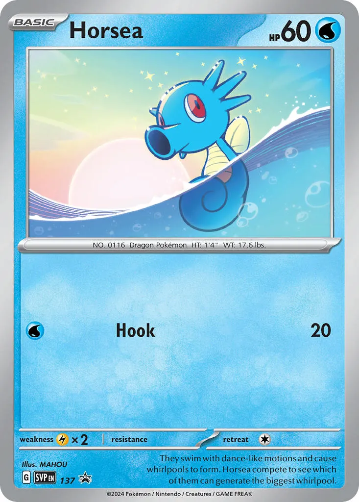 horsea - Scarlet & Violet Black Star Promos