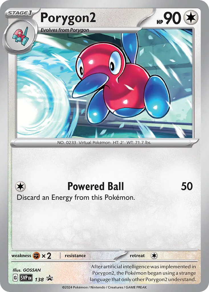 porygon2 - Scarlet & Violet Black Star Promos