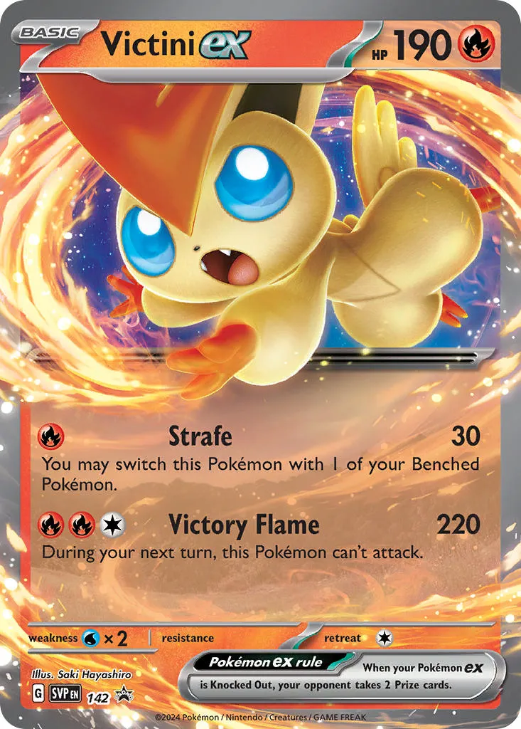 victini ex - Scarlet & Violet Black Star Promos