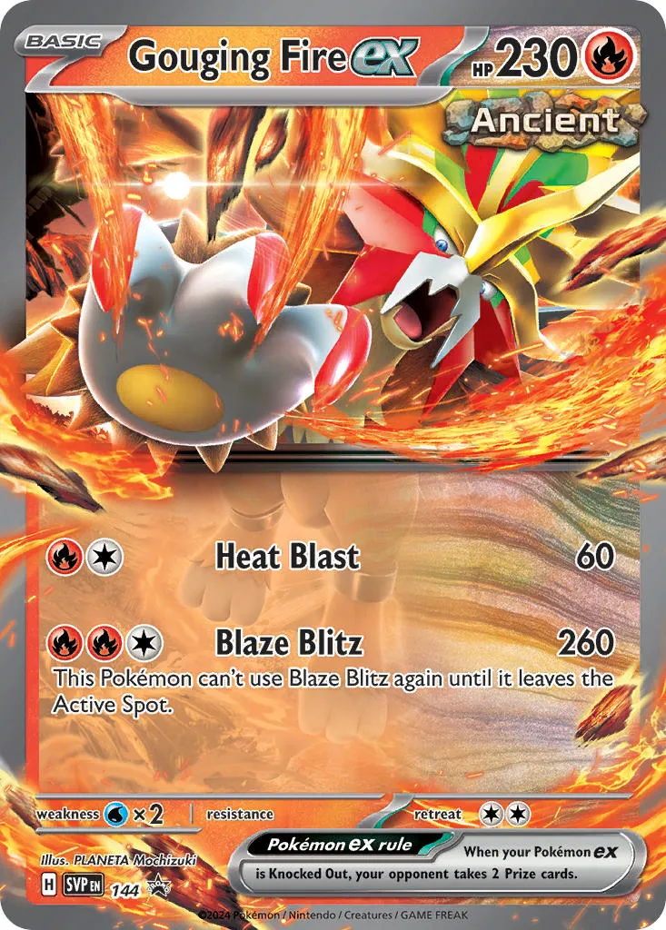 gouging fire ex - Scarlet & Violet Black Star Promos