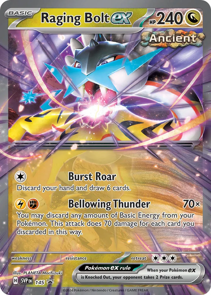raging bolt ex - Scarlet & Violet Black Star Promos