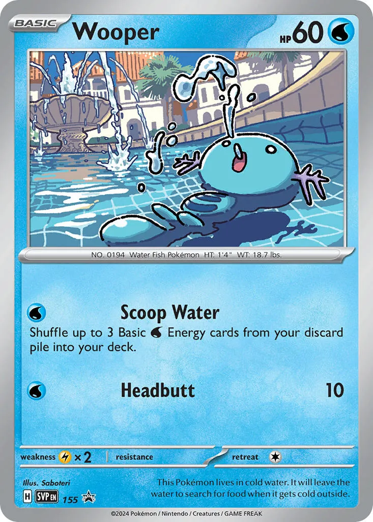 wooper - Scarlet & Violet Black Star Promos