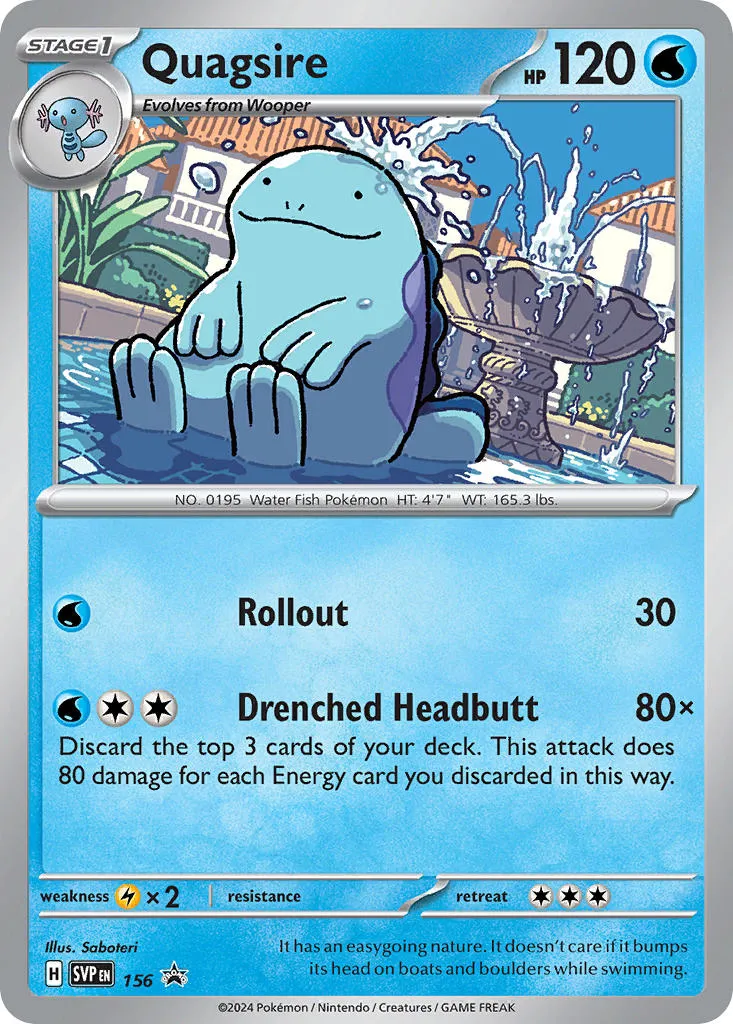 quagsire - Scarlet & Violet Black Star Promos