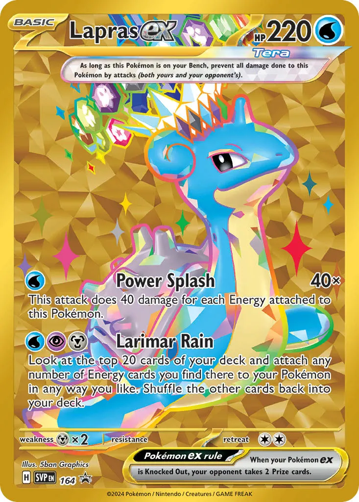 lapras ex - Scarlet & Violet Black Star Promos