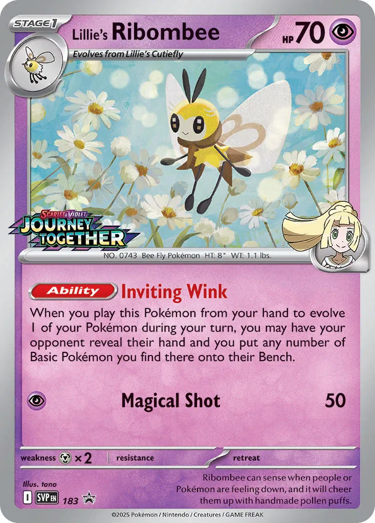 lillies ribombee - Scarlet & Violet Black Star Promos