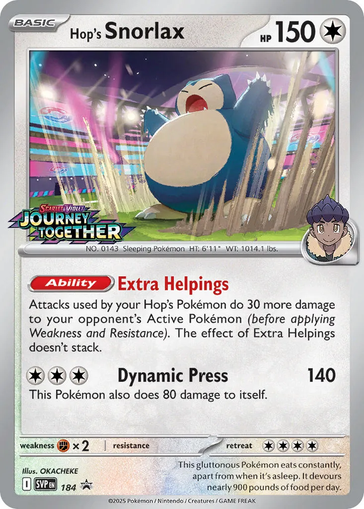 hops snorlax - Scarlet & Violet Black Star Promos