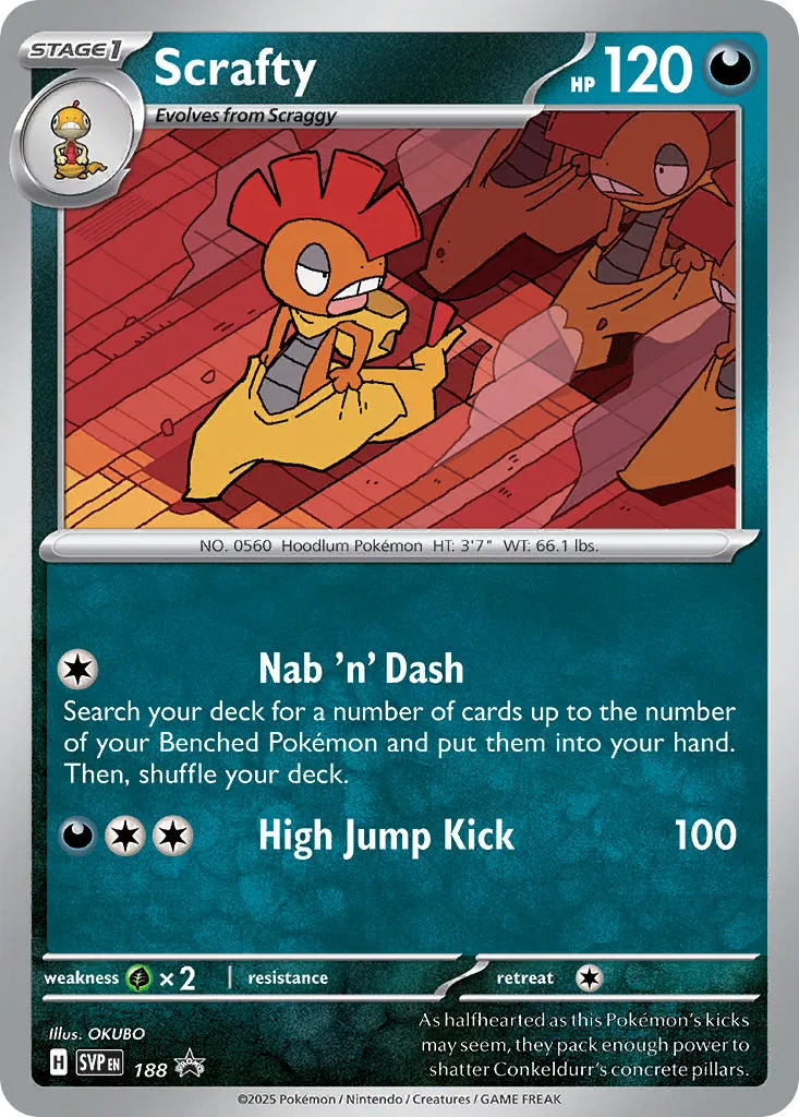 scrafty - Scarlet & Violet Black Star Promos