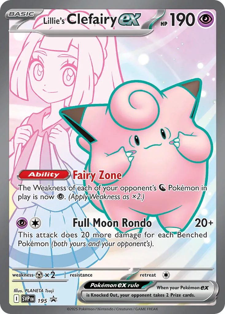 lillies clefairy ex - Scarlet & Violet Black Star Promos