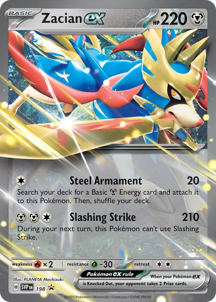 zacian ex - Scarlet & Violet Black Star Promos