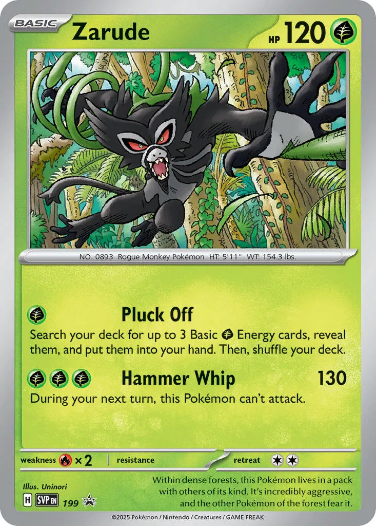 zarude - Scarlet & Violet Black Star Promos