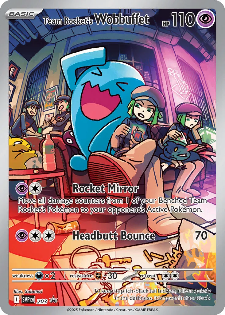 team rockets wobbuffet - Scarlet & Violet Black Star Promos
