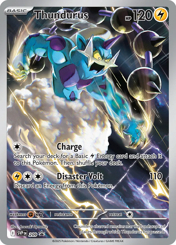 thundurus - Scarlet & Violet Black Star Promos