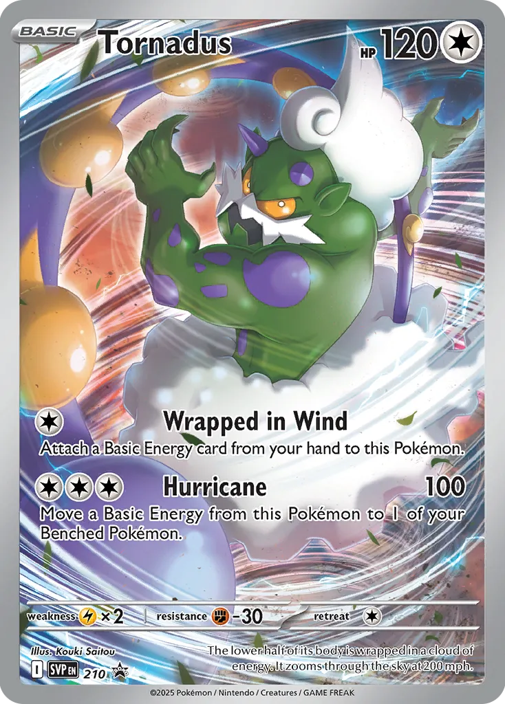 tornadus - Scarlet & Violet Black Star Promos