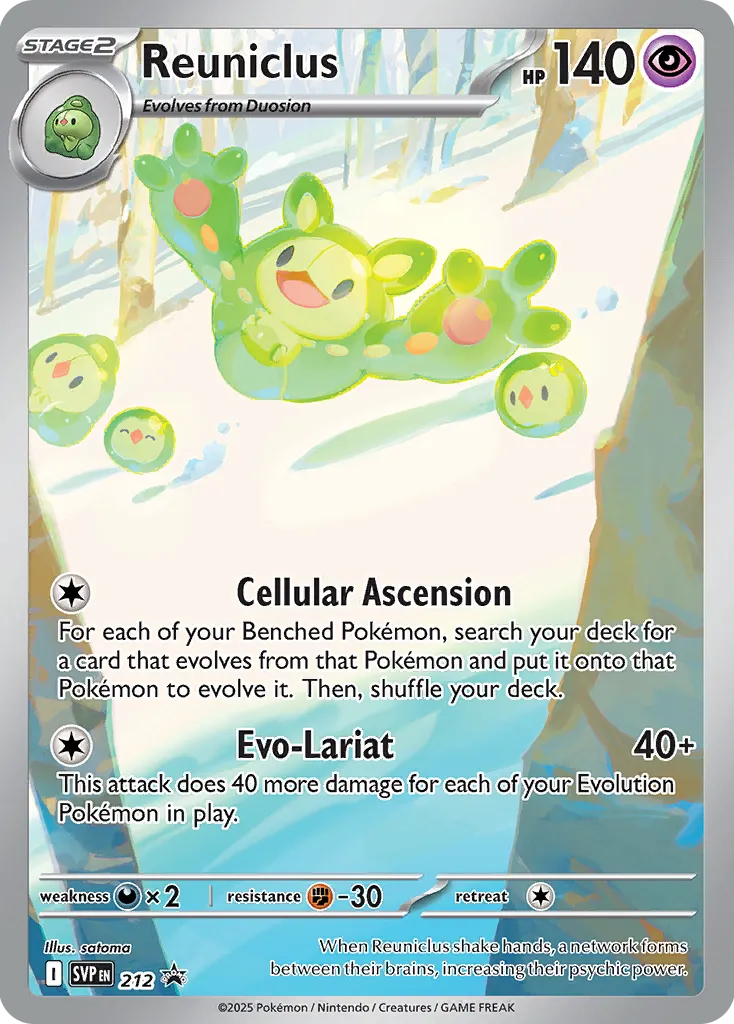 reuniclus - Scarlet & Violet Black Star Promos