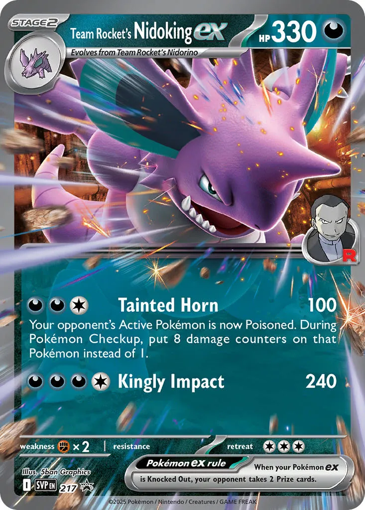 team rockets nidoking ex - Scarlet & Violet Black Star Promos
