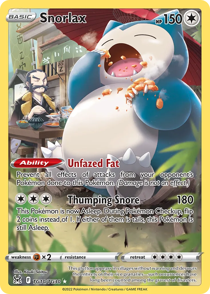 Snorlax - Lost Origin Trainer Gallery