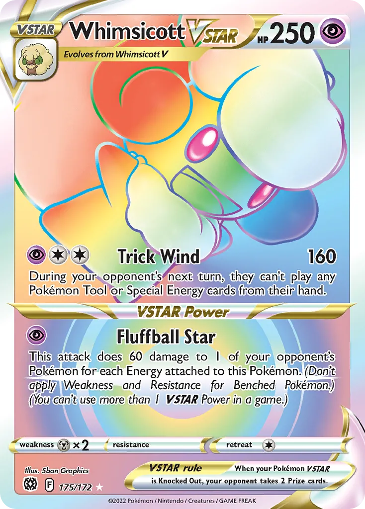 Whimsicott VSTAR - Brilliant Stars