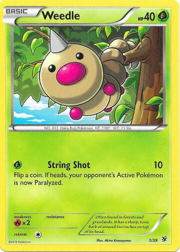 Weedle - McDonald's Collection 2014