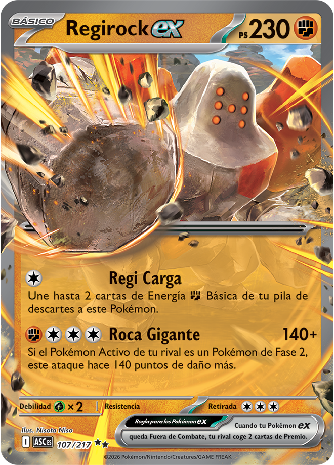 Regirock ex - Ascended Heroes