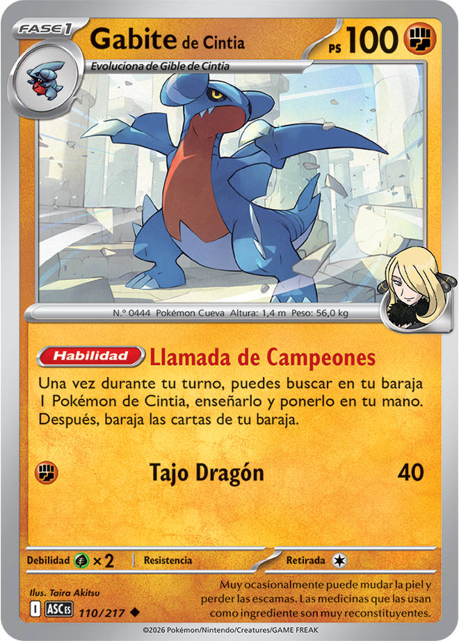 Cynthia’s Gabite - Ascended Heroes