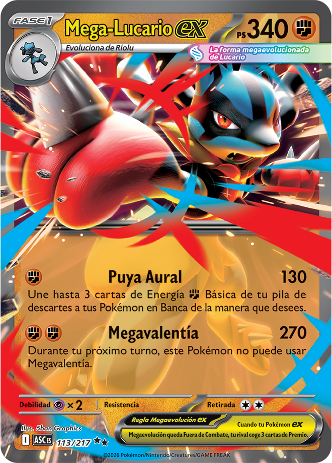 Mega Lucario ex - Ascended Heroes