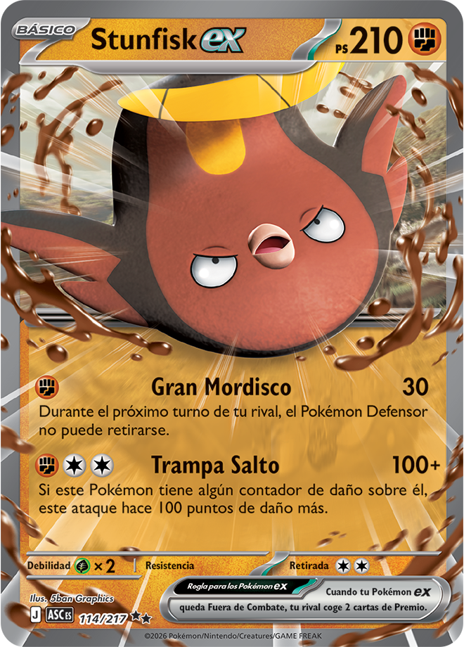 Stunfisk ex - Ascended Heroes